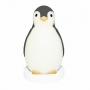 картинка Беспроводная колонка+будильник+ночник пингвинёнок Пэм (PAM) ZAZU (серый) интернет-магазин Киндермир