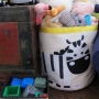картинка Корзина для игрушек 3 Sprouts Розовый слонёнок интернет-магазин Мамам и Папам
