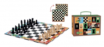 картинка Настольная игра "Шахматы и шашки" интернет-магазин Киндермир