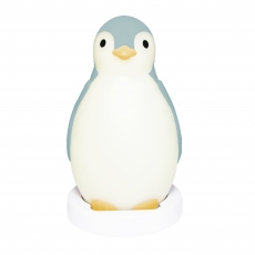 картинка Беспроводная колонка+будильник+ночник пингвинёнок Пэм (PAM) ZAZU (синий) интернет-магазин Киндермир